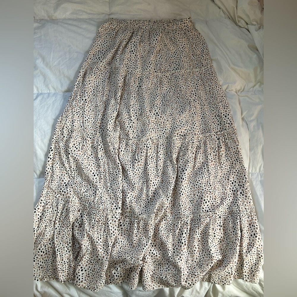 Tiered Maxi Skirt